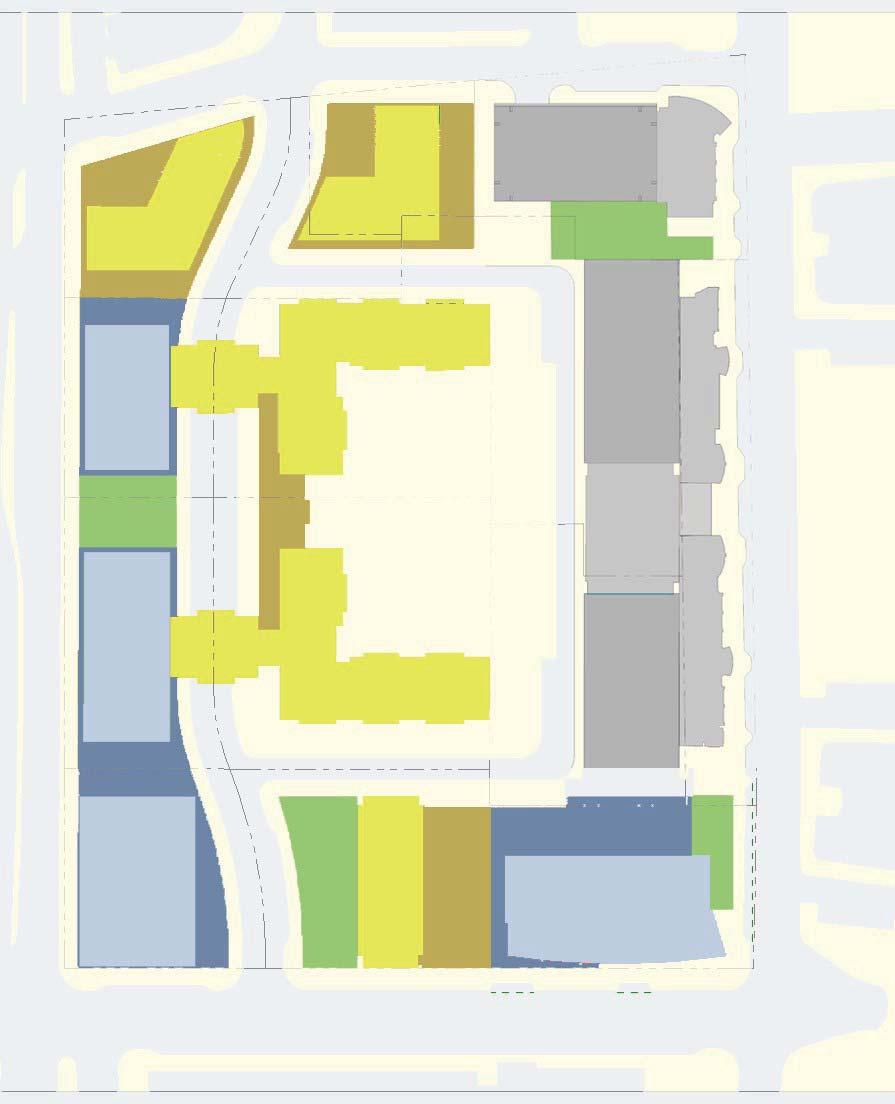 III. CRYSTAL CITY BLOCK SCENARIO MAPS BLOCK M PROPOSED BLOCK PLAN MAP SCENARIO 1: MIN RESIDENTIAL 20TH STREET M3-B M3-A M1-A PROPOSED BLOCK AREA TABULATIONS BUILDING SUB- BLOCK ID OFFICE GFA RETAIL
