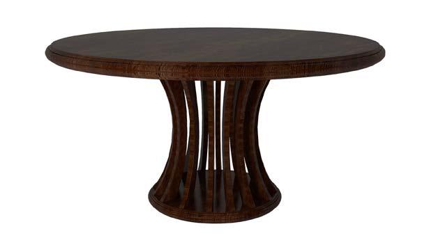 DINING TABLES DINING TABLES RINJANI ROUND DINING TABLE IBIZA TABLE Small Size Width : 120 cm Depth : 120 cm Height : 75 cm Large Size Width : 150