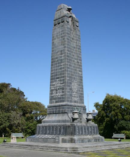 And on the Invercargill Cenotaph.