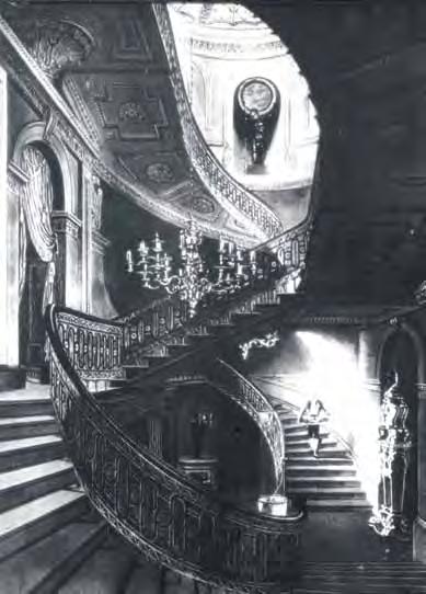 Carlton House, London, by Henry Holland, 1783-1795: view of stair John