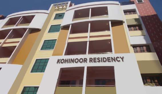 COMPLETED PROJECTS Kohinoor Residency @ Paramount Hills, Toli Chowki GHMC Approved Residential Apartment - 18 flats on 500 sq yds Finest quality construction, modern facilities Aesthetic design built