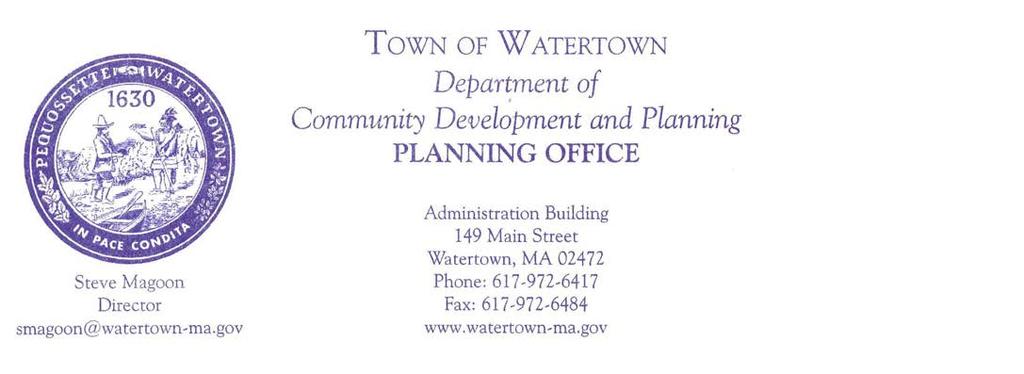 Town of Watertown Affordable Housing