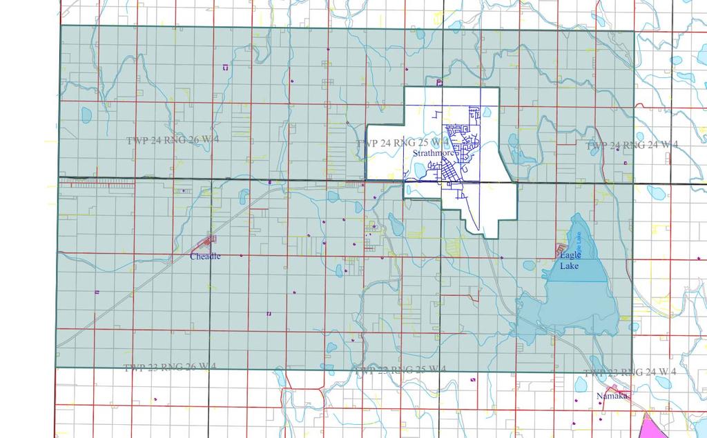 Calgary Metropolitan egional Board Plan Area within Wheatland County Is your parcel of land located within this plan area?
