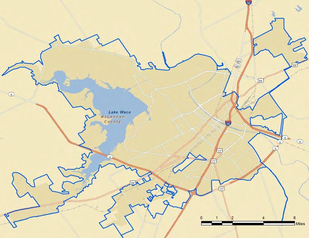 Map 3 Waco City Limits Fair