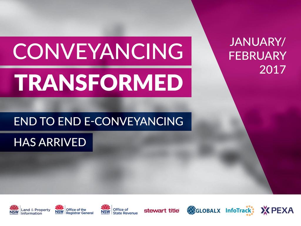 1 CONVEYANCING TRANSFORMED END