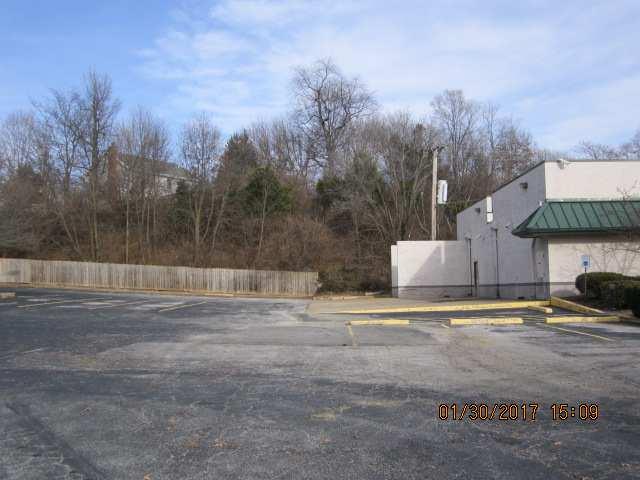View looking east at the potential addition location.