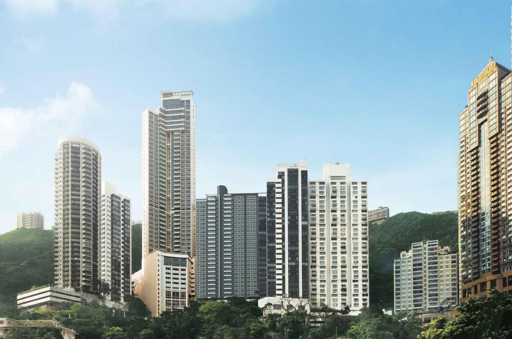 HK Investment Properties Steady cash flow Gross rental revenue: $483M (includes attributable rental income from major property from associate) Apartment Office Commercial Prop mgmt, carparks and