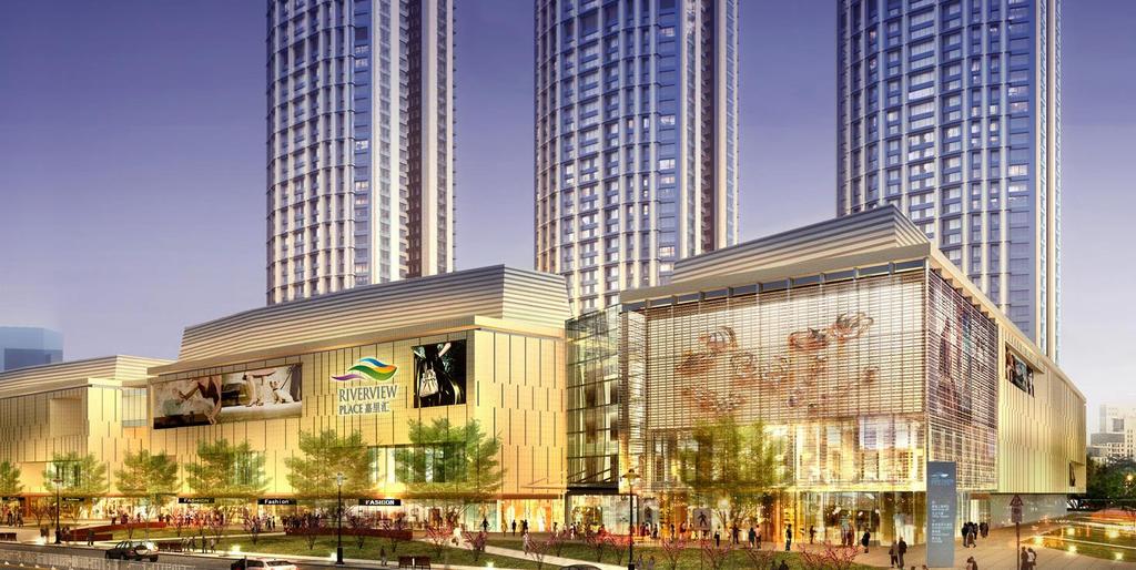 Newly completed shopping mall Tianjin Kerry Centre Soft opened on 30 April 2015 5-level