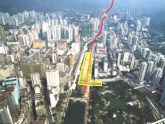 West Rail Tuen Mun Station Construction Features - Elevated structure over Tuen Mun Nullah - Structure measured about 370 x 50m - A public transport interchange will be provided at the site of