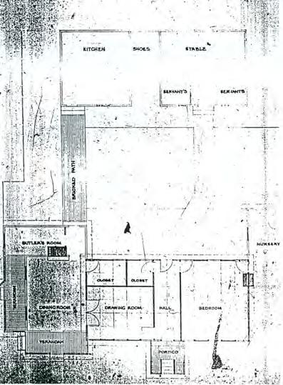 'Reconstruction Preliminary Plan for Latrobe's