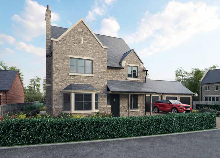 windsor house Farrier s Way, Lighthorne Images are artist impressions Overview Windsor House is a stylish four bedroom three bathroom detached home built of stone with Oversized double garage with