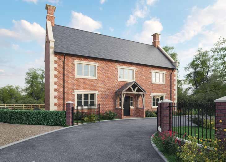 The Grange Farrier s Way, Lighthorne Overview The Grange is an impressive double fronted five bedroom, four bathroom detached home set in landscaped gardens behind electric gates.