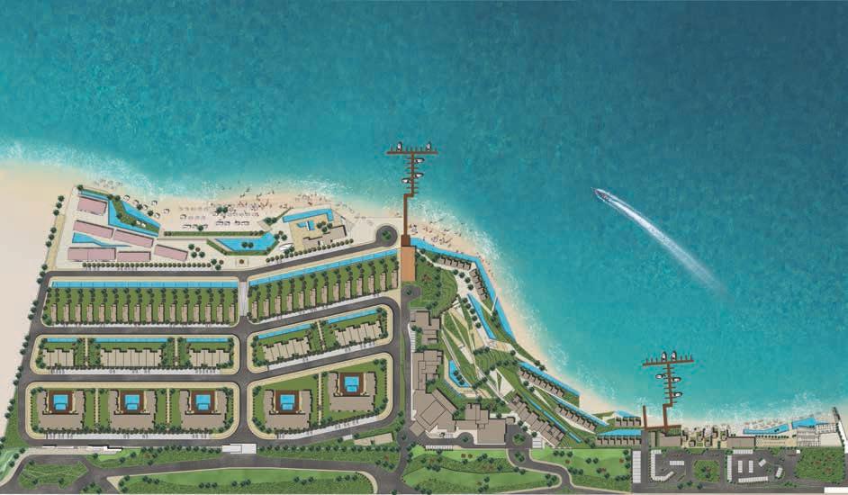 MASTER PLAN 01- First Row Stand Alone Villas 02- Second Row Senior Chalets 03- Third Row Pool Deck Chalets 04- Commercial Area 09 10 12 05- Main Gate 06- Bungalows and Cabanas page 4 06 07 08 11 07-