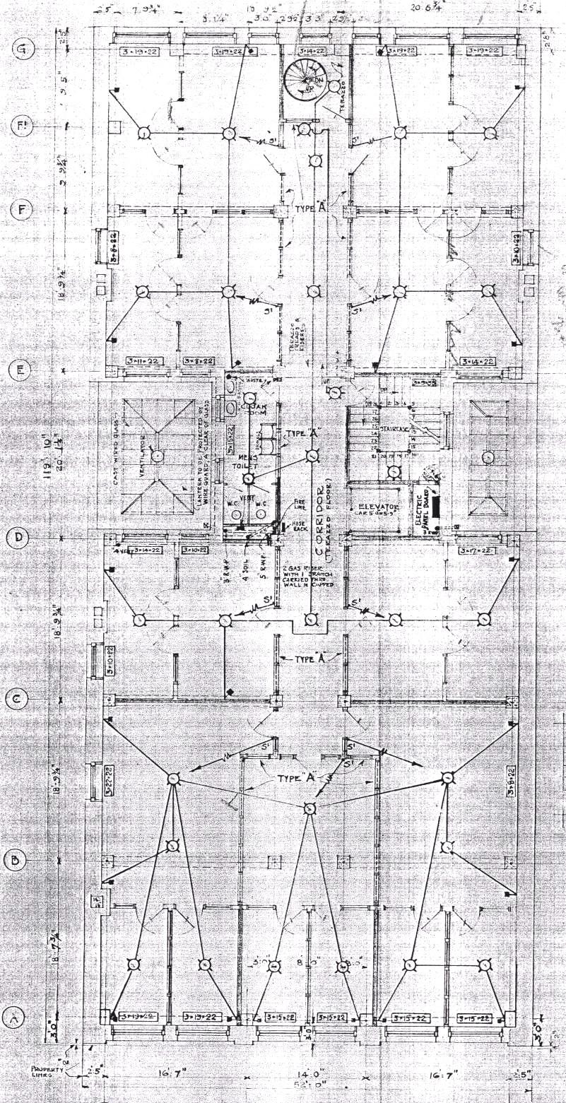 Plate 27 Architect s Plans, First Floor Plan, dated May 14, 1914.