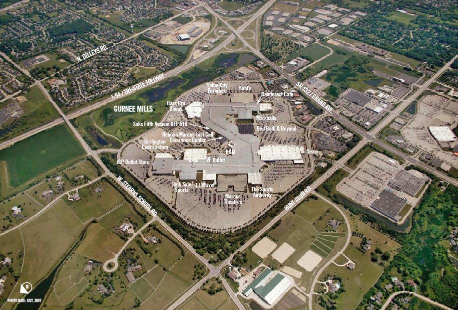 PROJECT OVERVIEW Gurnee Mills is located at the intersection of I-94 and Grand