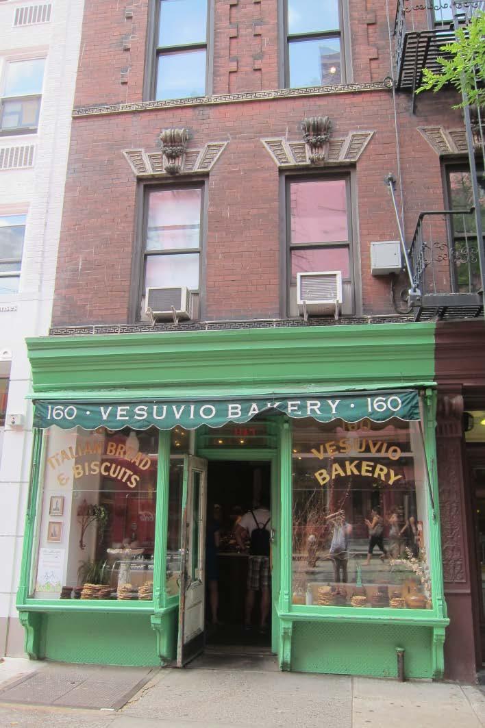 Storefront Power Point- Example On the lex, Vesuvio Bakery s (160 Prince