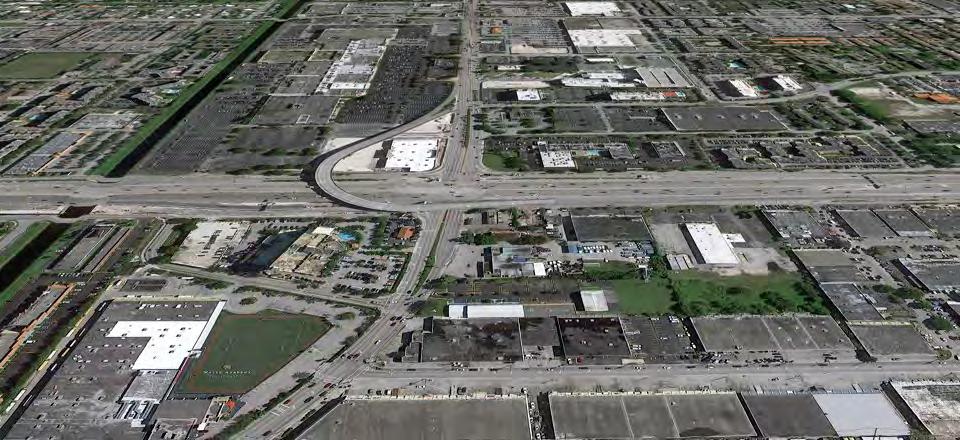 2.54 Acres ± 59,772 Square Feet on 2.54 Acres Multi-Tenant Commercial Building For Sale Palmetto Expressway & N.W.