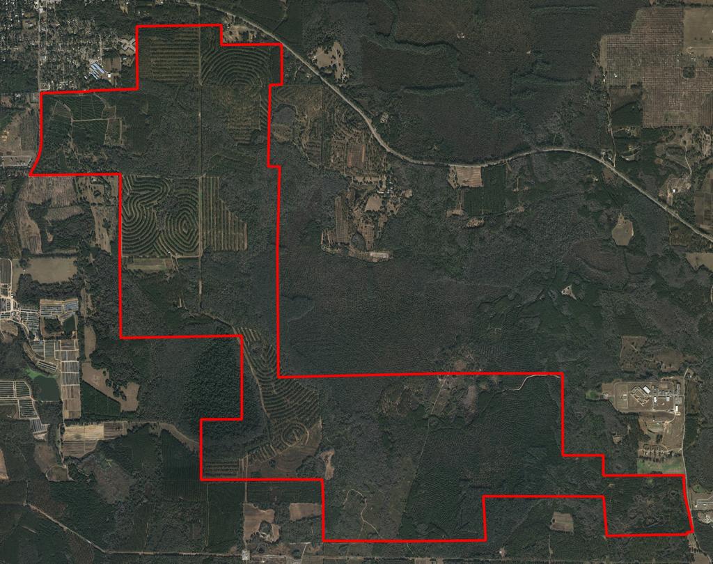 Jumpie Run - Aerial Wh County Boundaries Polygons Drawing Jumpie Run Plantation U S 90 Total Property: 2,692 ± acres 2014 Coldwell Real Estate Corporation.