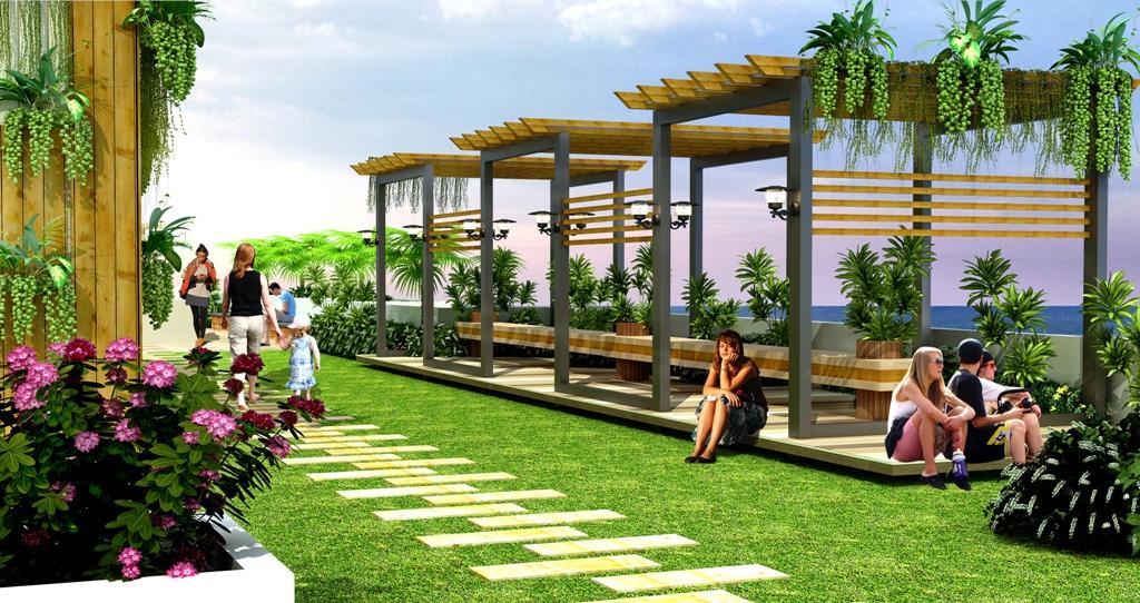 Sky Garden Sky Lounge 1 st Time Launching largest roof top amenities of 100000+ sq ft on 30th floor Sky Court