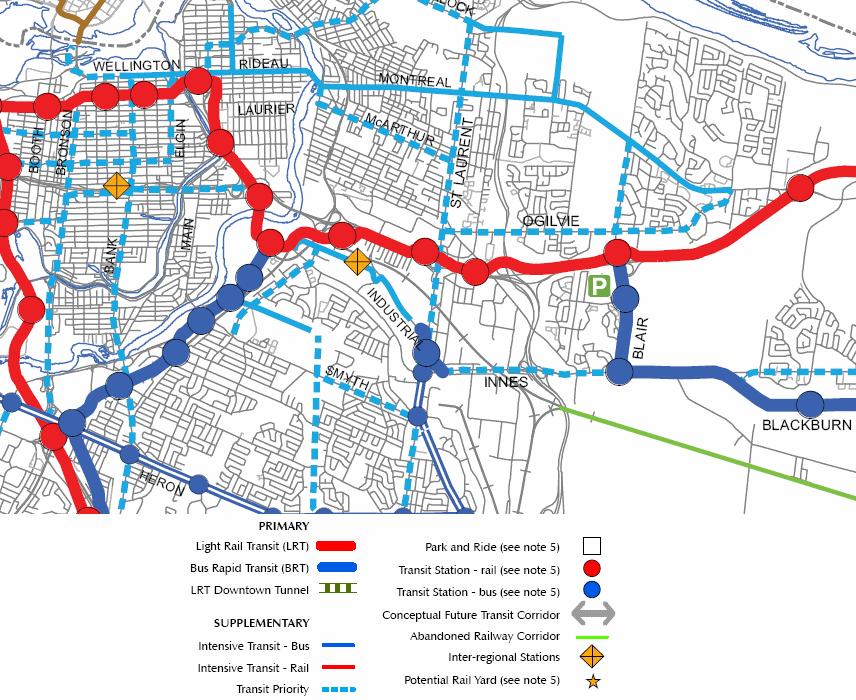 As per Schedule E of the Official Plan, McArthur Avenue is designated as an Existing Arterial Road.