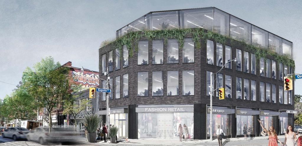 THE OPPORTUNITY- 466 QUEEN ST WEST FOR LEASE BUILD-TO-SUIT Building will be state-of-the-art, featuring soaring retail ceiling heights and a modern facade.
