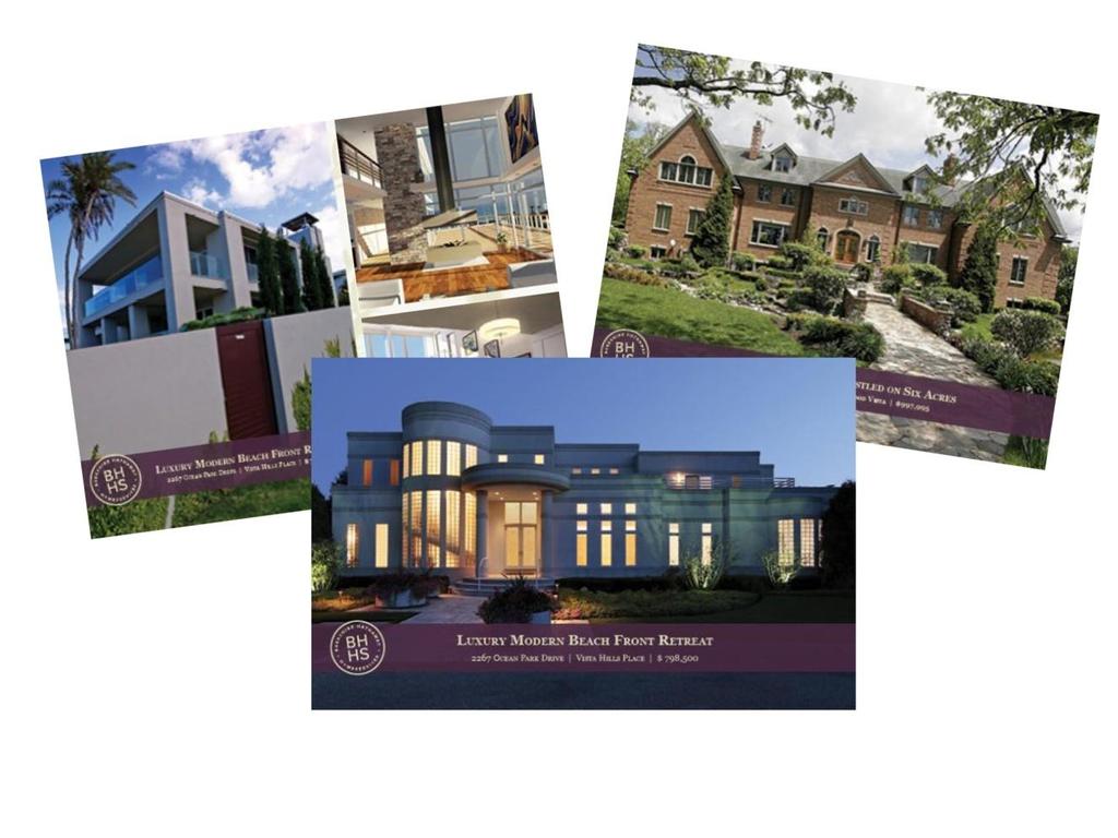 DIRECT MAIL CUSTOMIZED FOR YOUR PROPERTY A variety of customizable pieces