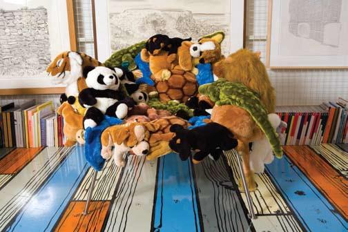 CAMPANA BROTHERS Banquet, 2003 Stuffed toys & animals hand sewn on a canvas