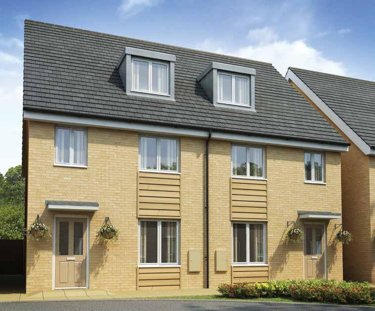 THE RIDGE The Easton 4 edroom home Plots: 1066 1068, 1072 1075, 1081 1083, 1087 1090, 1112 & 1113 The 4 bedroom Easton offers flexible space for