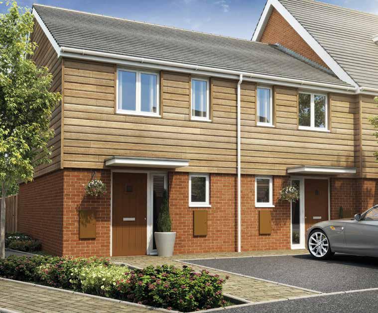 THE RIDGE The Daisy 2 edroom home Plots: 1032, 1033, 1042 1045, 1053 1056, 1064 & 1065 eco The Daisy is a 2 bedroom eco starter home offering convenient accommodation that s ideal for individuals or