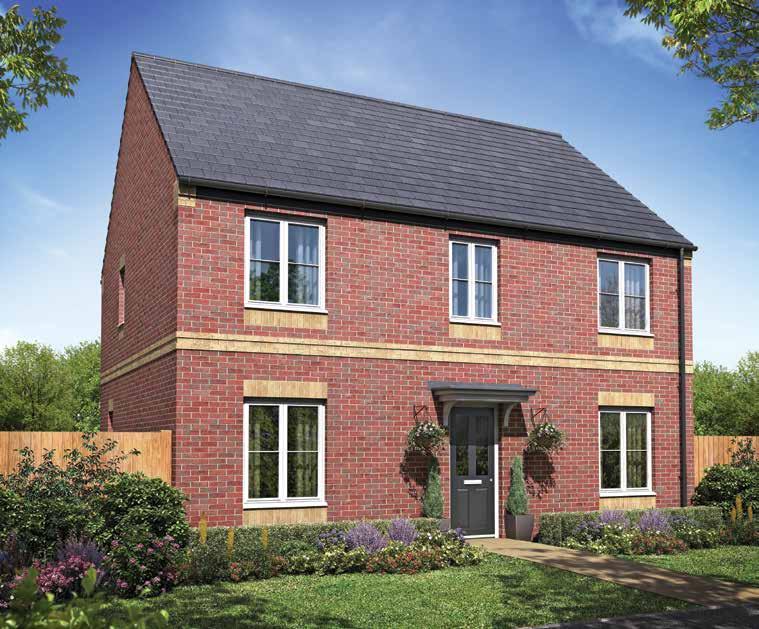 woodside CHASE The Roseberry 4 bedroom detached home The fitted kitchen benefits from a separate utility area and French doors leading to the rear garden.