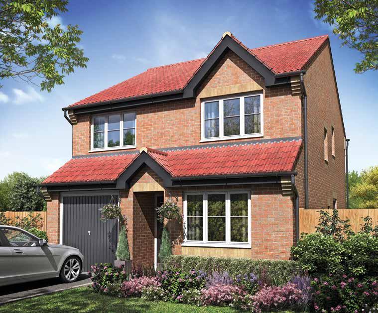 woodside CHASE The Milldale 4 bedroom detached home A large living room opening through French doors to the private garden, and a separate dining area provide two ideal spaces for relaxing and