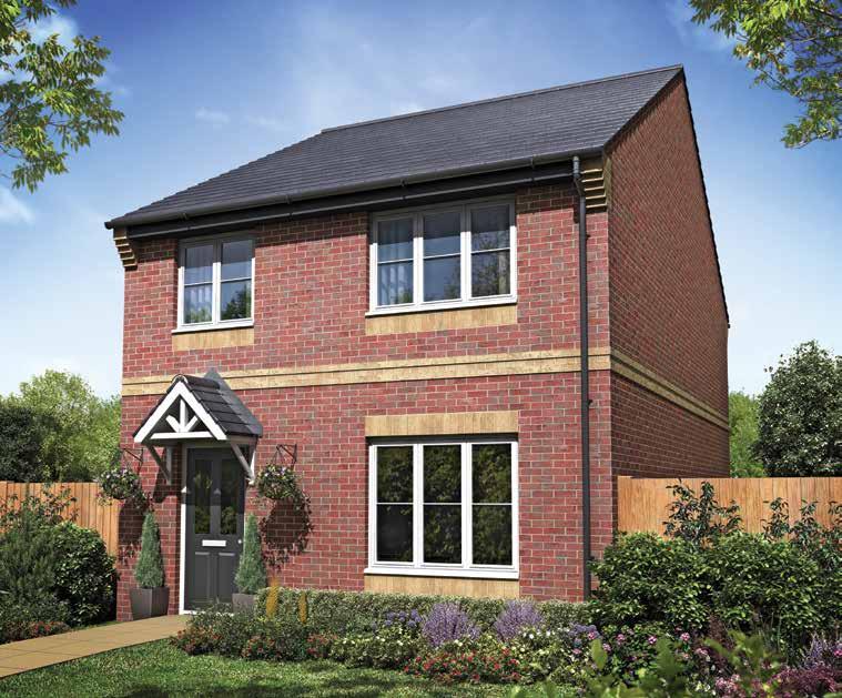 woodside CHASE The Midford 4 bedroom detached home A spacious kitchen/dining area leads through French doors to the private rear garden, which makes al fresco dining