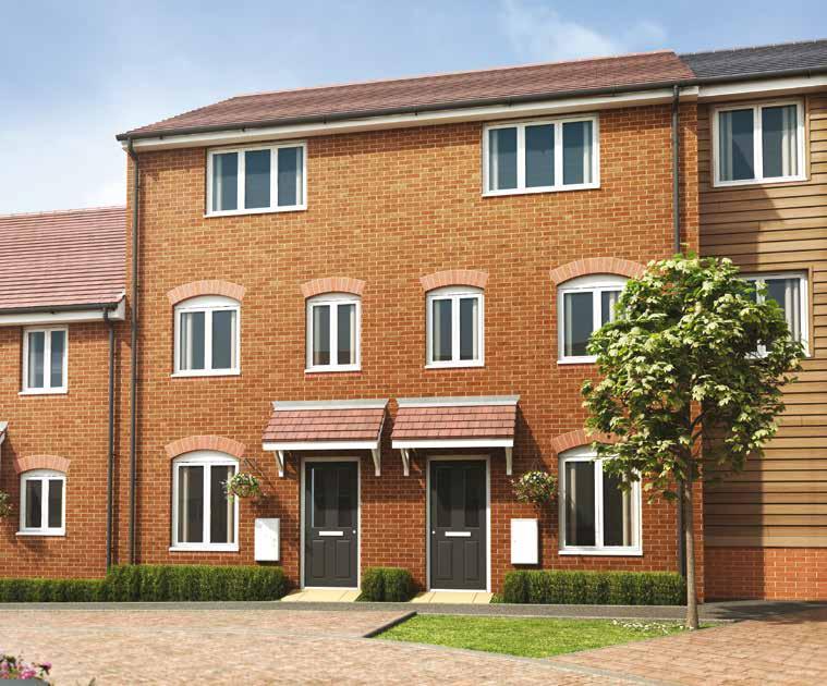 STRAWBERRY FIELDS The Ashbury 4 bedroom home The Ashbury is arranged over three storeys, with three double bedrooms and a single ideal for any growing family.