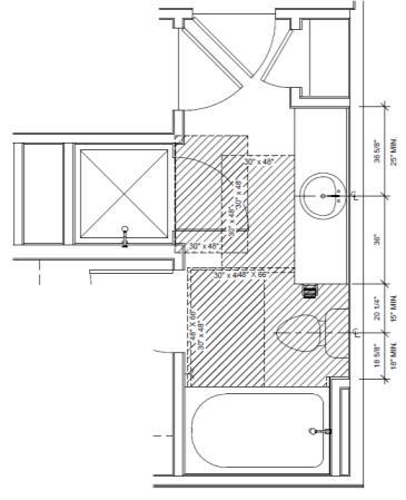 Clear Floor Space Shower CFS at Shower (30 x 48 ) 30 x 48