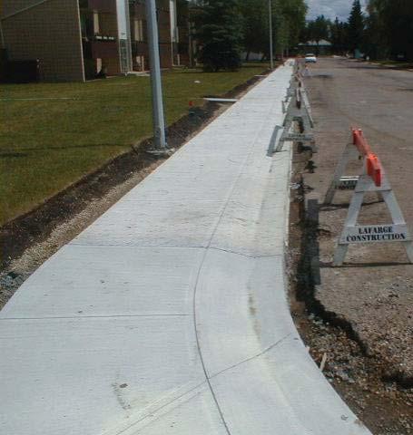 50/50 Cost Share Local Improvement for Sidewalks Current 2012 Local Improvement rates are as follows: $162.68/m (Cash) $11.
