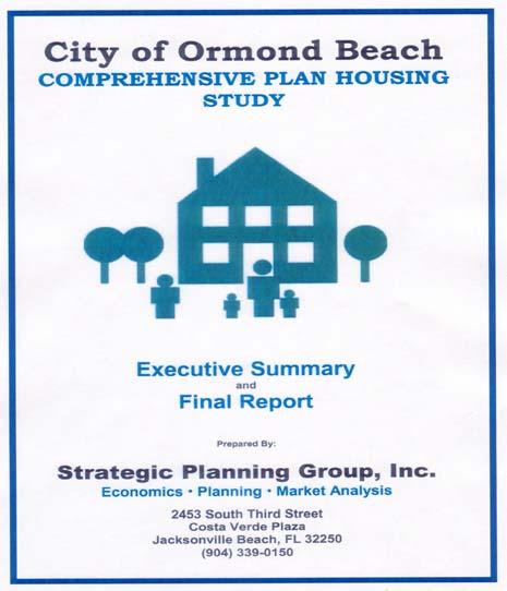 The Bartram Park Apartment Market feasibility study has been prepared by Strategic Planning Group, Inc.