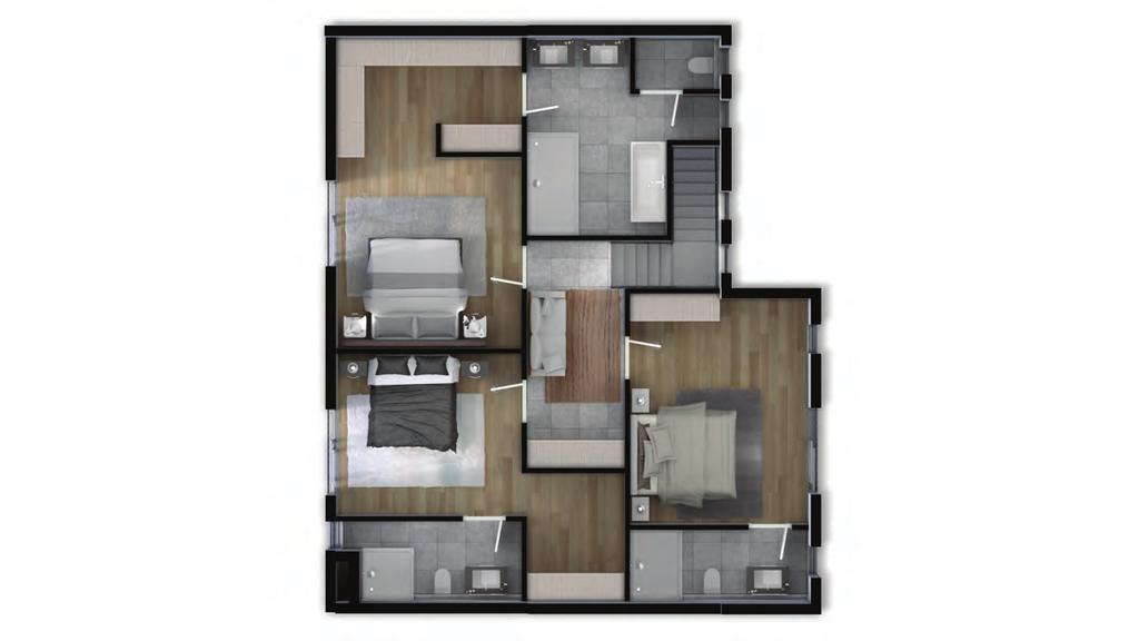 Floorplans / Type D Lower Level Floorplans / Type D Upper Level 2.4M X 3.