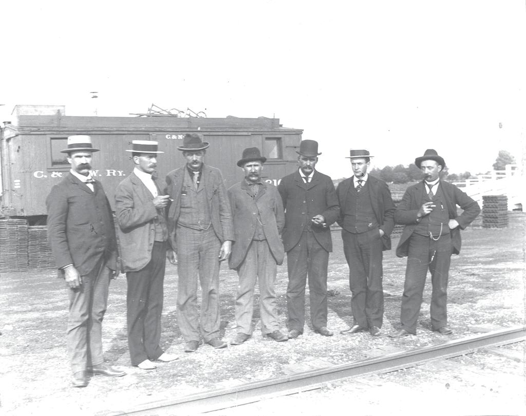903 The Railroad Inspectors By James Middleton The men shown here were men that some feared, some celebrated and others respected.
