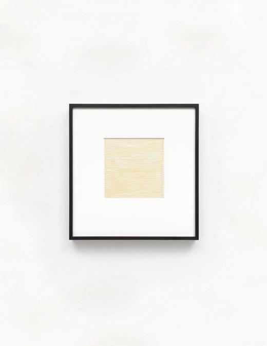 Agnes Martin Untitled, 1995 Pencil, ink, and watercolor on paper 11 11 in. 27.9 27.
