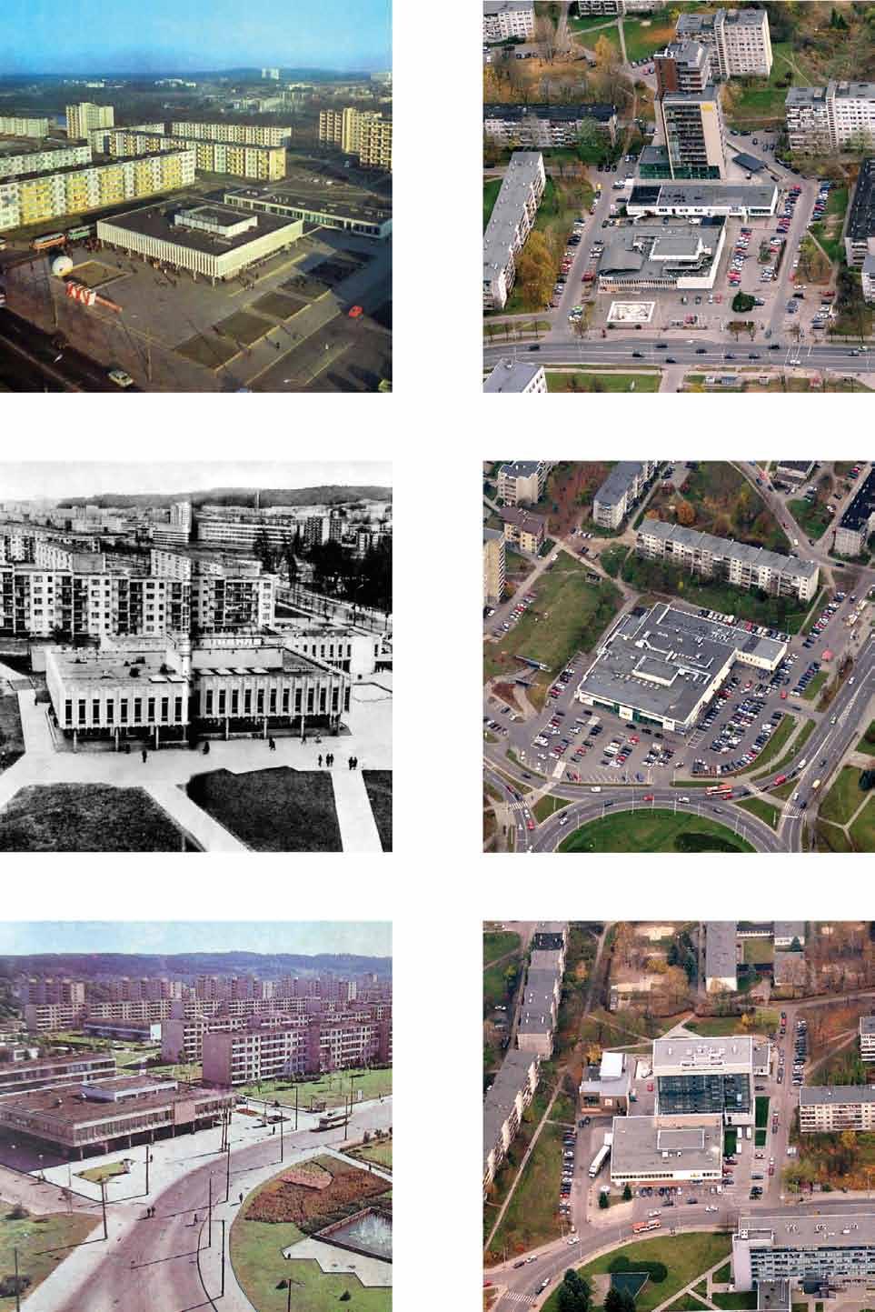 Journal of Architecture and Urbanism, 2012, 36(3): 209 221 215 Žirmūnų rajonas pirminė būklė esama situacija Žirmūnai : ~1980 m. [1] 2012 m. [4] Minskas : ~1977 m. [2] 2012 m.