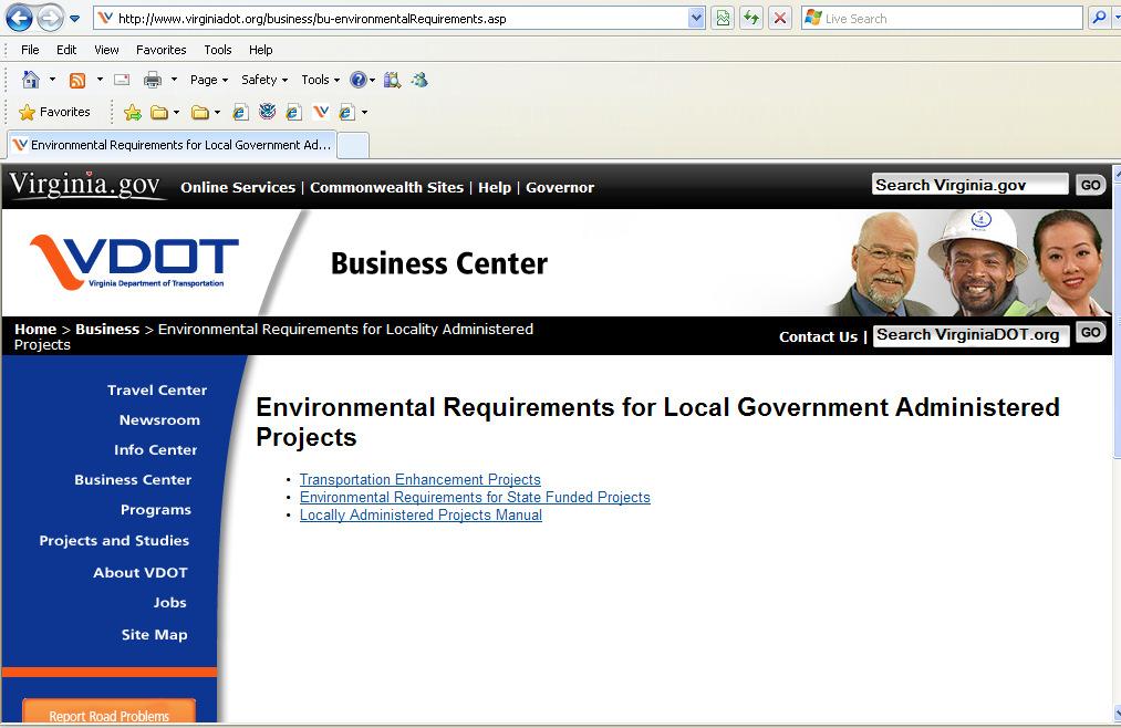 Environmental Overview VDOT Guidance and