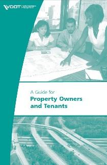 VDOT A Guide for Property Owners & Tenants o or LPA s VDOT approved brochure Appraisal {Appraisal Waiver