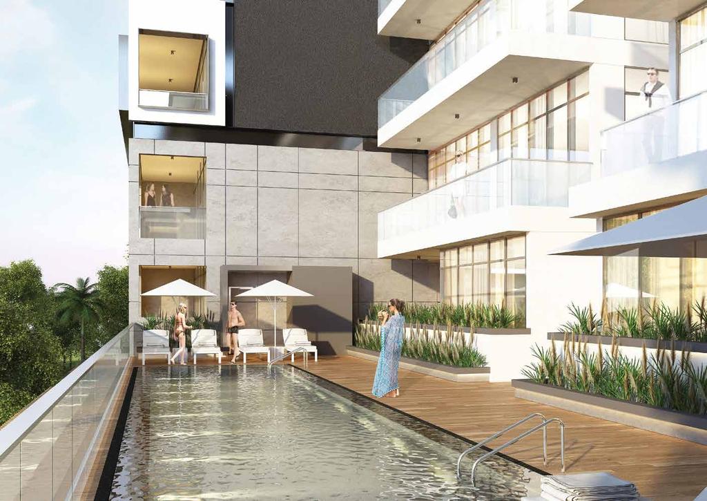 Possession of Pride Rosebay is a premium development in the rapidly growing Meydan District of Dubai. The four story building is the epitome of understated luxury.