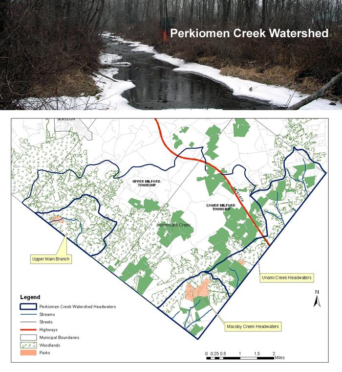Figure 7 3 Perkiomen Creek Watershed; Map