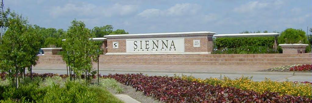 Sienna Plantation - Upscale Master-Planned Community ABOUT Sienna plantation is a master-planned community located in Missouri City with a population of over 13,000 residents.