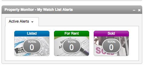 Add to My Sales Click the SOLD icon to add a property you have recently sold to the My Recent Sales panel Add to My Rentals Click the RENT icon to