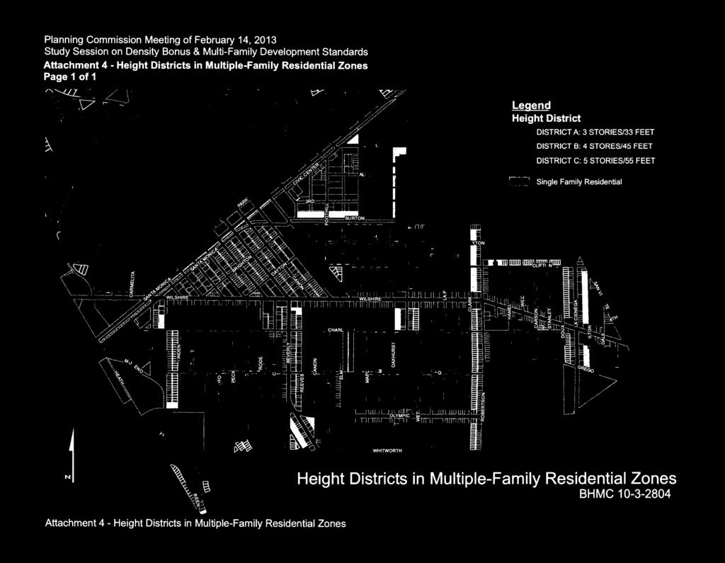 Districts in Multiple-Family Residential Zones Page 1 of I Legend Height District 111:11 STORIES/33 FEET DISTRICT A: 3 8: