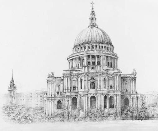 Christopher Wren s Protestant churches, notably St Pauls in London which was built during the 17th century is