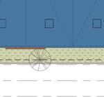 3 36'-0" 37'-9 3/" DRAWING TITLE PROPOSED BIOSWALE, Prpsed Lcatin fr tw (.00m) 2 SEE CIVIL DRAWING FOR (.00m) LOCATION AND DETAILS, TYP.