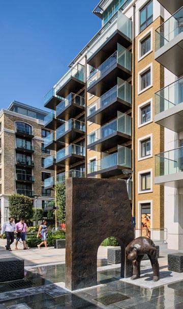 Hammersmith Bridge, Distillery Wharf is the first phase of Fulham Reach, providing 138 highly